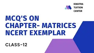 Important MCQs of Matrices Class 12 CBSE #class12 #class12mcqs