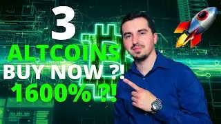 Top 3 Altcoins Ready To EXPLODE in September 2021🚀|BEST Crypto NOW 1600% ?! BUY THE DIP CRYPTO NEWS😱