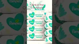 Baby Wipes, Pampers Sensitive Water Based Baby Diaper Wipes, Hypoallergenic and Unscented,