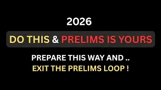 🔥😱DO THIS AND PRELIMS 2026 IS YOURS ...! #UPSC #prelims2026