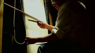 Navajo weaving time lapse - balance plain weave