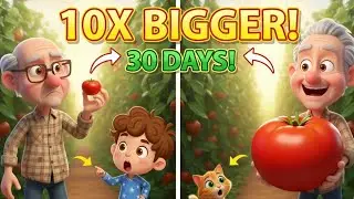 Grandpa's Secret Tomato Trick... 10X Bigger in 30 Days! 🍅✨