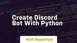 create discord bot with python