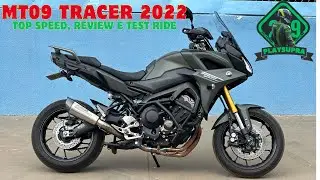 PLAY SUPRA- REVIEW YAMAHA MT09 TRACER GT 2022. TEST DRIVE, TOP SPEED E DETALHES DESSA MAQUINA.
