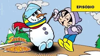 Gameventura do Senninha | O Bonequinho de Neve | Desenho animado e game interativo