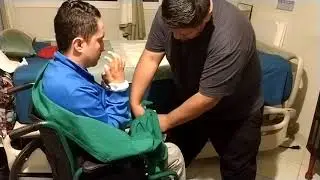 Traslado de paciente silla a cama, Lesión medular C4 C7