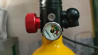 CARA MENGISI TABUNG SELAM MINI 0,5 LITER PAKAI KOMPRES PCP
