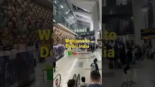 Arrivals hall at Delhi International Airport