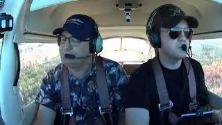 Training Flight from Fairfield County to Donaldson Center. KFDW - KGYH Long Version with ATC.