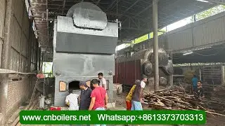 8 Ton Biomass Steam Boiler Project In Bangladesh