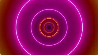 4 Hours 4K UHD Neon Tunnel Vibes Infinite Glow | Background Party