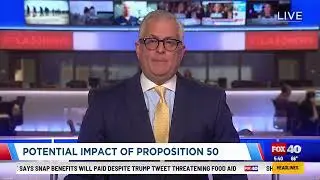 Matt Klink on Fox 40 (Sacrament) before the polls close on Election Night 2025.