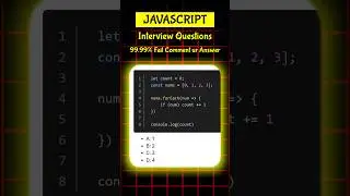 #3 JavaScript interview Q&A : Test your JavaScript Skill #shorts #mrcoder #MRCODER