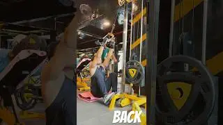 Back workout  🏋️#fitness #motivation #fitnessinspiration #gym #fitness lover #gym motivation