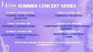 LUUMS Summer Concert Series 2024 - Brass Band and Symphonic Choir