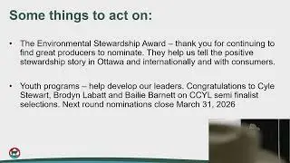Canadian Cattle Association Update