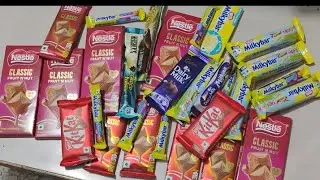 Some lot's of Candies / lots of new chocolate 🍫/Asmr video unwrapping therapy Asmr 