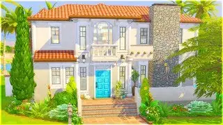 Cozy Mediterranean | The Sims 4 Speed Build