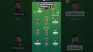 GT VS MI GL TEAM Aag Laga dega ye Team please like and subscribe my YouTube channel @iplkingmaster