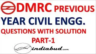 DMRC JE 2014  FULL PAPER CIVIL ENGINEERING PART-1 WITH ANSWER