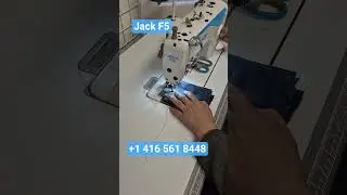 Jack F5 Direct Drive Industrial Lockstitch Sewing Machine 8 Layers Jeans Denim