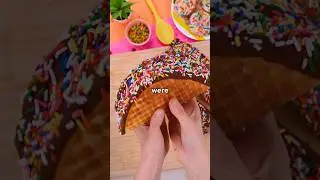 I made an OVERSIZED CHOCO TACO at HOME!