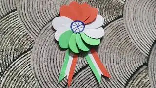 Republic Day Badge Making 🇮🇳 | Easy Paper Tiranga Badge Craft for 26 January | DIY Patriotic Craft