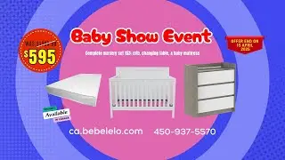Complete Nursery Set 153 | Canadian-Made Crib, Changing Table & Baby Mattress @bebelelolaval8839