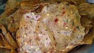 Potato Papad/Aaloo Papad/Easy To Make/Sundried Papad