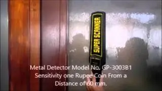 Super Scanner Hand Held Metal Detector