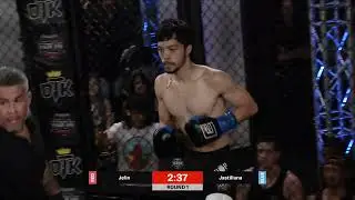 [Melee 2] Ajay, representing Iron Forge Gym, goes beast mode for the TKO