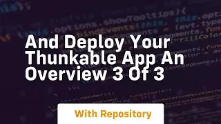 And deploy your thunkable app an overview 3 of 3