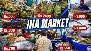 Delhi's Best Non-veg Market | INA Market #delhi #india #fish #pork #mutton #seafood