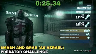 Batman: Arkham Knight - Smash and Grab (as Azrael) - Predator Challenge