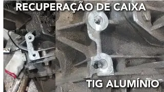 recupera&ccedil;&atilde;o com solda TiG em caixa de marchas
