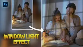How to create window light effect in Photoshop | Photoshop tutorial | Graphicstudio