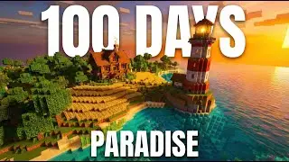 I Survived 100 Days on a REALISTIC Deserted Island (Minecraft Movie)