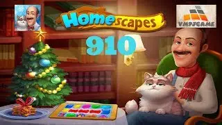 HOMESCAPES Gameplay - Level 910 (iOS, Android)