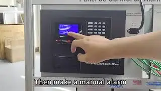 SSRB022001 Fire System Alarm Control Panel Electrical Lab Equipment Teaching Equipment-SSEDU