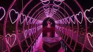 Tunnel of Love at Valentine's Day AMBIENCE | Water sounds + Romantic Instrumental Music