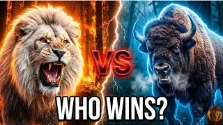 White Lion vs Raging Bull in the Roman Arena | Beast Arena