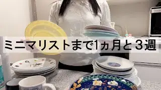 【断捨離vlog】目指せ‼️ミニマリストなキッチン収納🥛