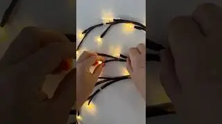 Christmas branch 🎄✨ #christmas #branch #decor #xmas #xmasdecor #decorations #satisfying #viral #fyp
