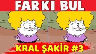 FOTOĞRAF BULMACALARI #3 : Kral Şakir 🦁 İle Farkları Bul , Find the Difference, King Şakir
