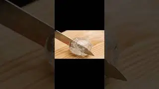 ASMR Hot Knife Crystal Cutting 💎💎| #asmr #relax #visualtingle #foryou #experiment #satisfyingvideo
