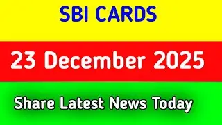sbi cards share latest news | sbi cards share news today | sbi card share news