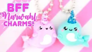 DIY BFF Narwhal CHARMS - with GLITTER!! | Kawaii Friday