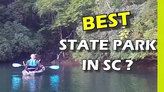 LAKE JOCASSEE | 🛶 Bad Creek Waterfall KAYAK FISHING - Salem, SC | DEVIL'S FORK STATE PARK