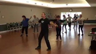 CROCODILE ROLL Line Dance (Demo @ Stella Cabeca's Class in Pompano Beach, Florida