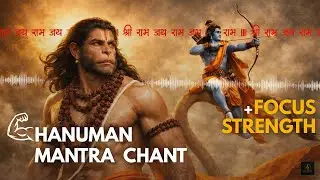 Powerful Hanuman Mantra Chant | Slow Rhythmic Gym Chant | Strength & Focus #hanumanbhajan